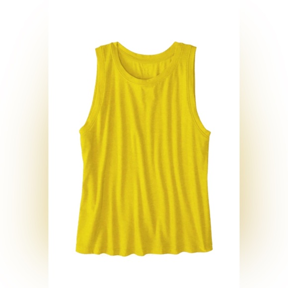 Beyond Yoga Tops - Beyond Yoga Balanced Muscle Tank - Lemon Citron